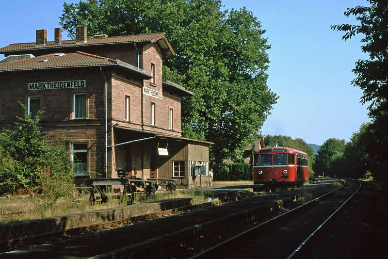 Der alte Bahnhof in Marktheidenfeld