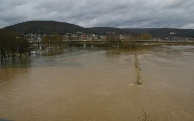 Hochwasser des Mains in Lohr, Janaur 2011